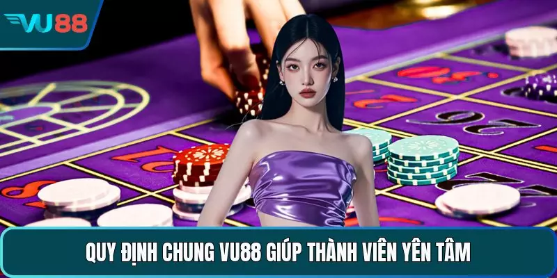 Quy định chung VU88 giúp thành viên yên tâm 